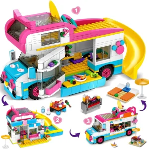 Girls Camper Van Building Set
