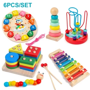 Montessori Wooden Toys for Babies